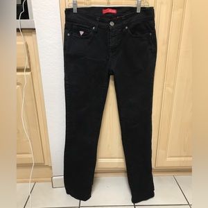 GUESS Mens 30x30 Black Jeans Slim Tapered